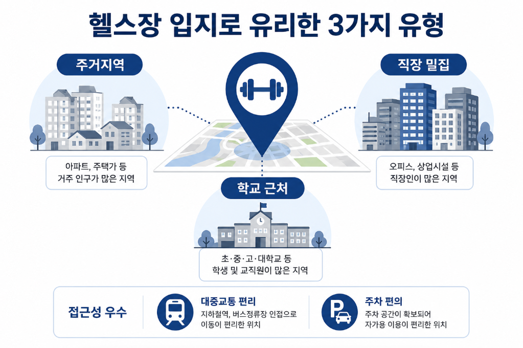 포화 여부와 차별화를 판단하는 헬스장 경쟁 분석